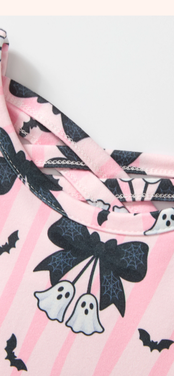 🎀 Pink Ghost Bow 2-Piece Set by pete + Lucy