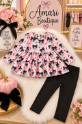 🎀 Pink Ghost Bow 2-Piece Set by pete + Lucy