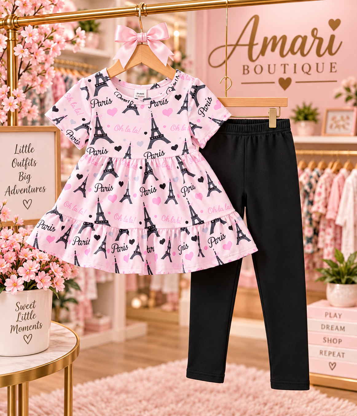 🎀 PARIS OOH LA LA! – Pants Set