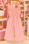 🌸 Eyelet Lace Jumpsuit