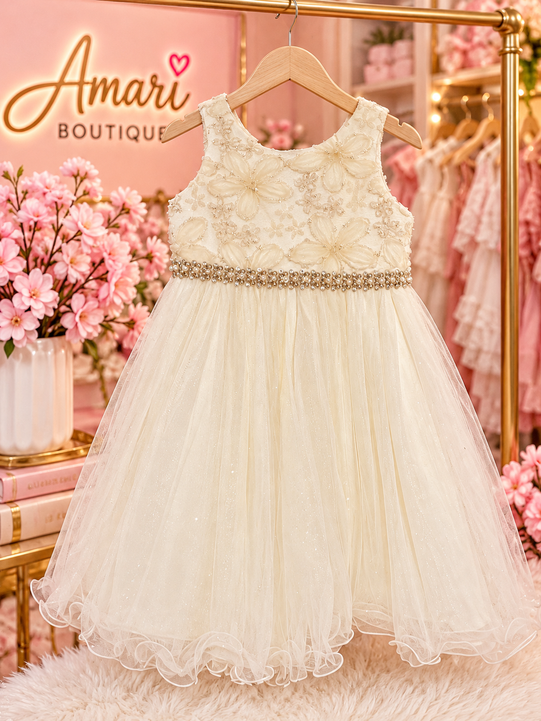 American Princess Ivory Tulle Dress 👑🤍